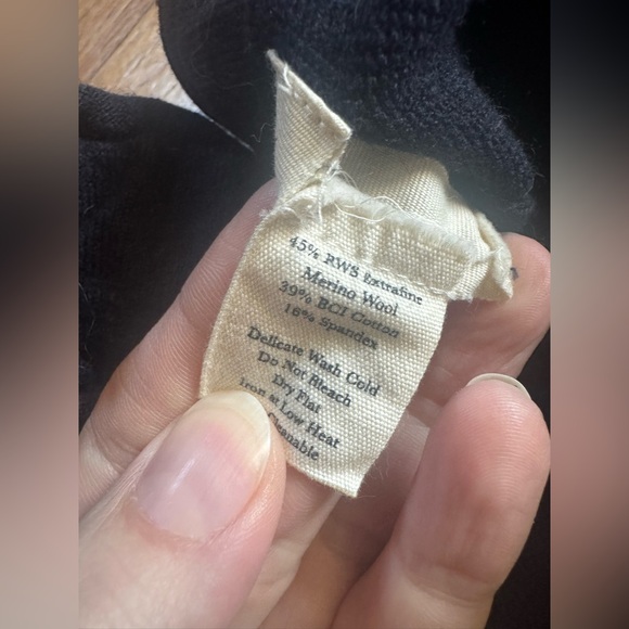 James Street Co Knit Jogger Navy Leggings - Picture 3 of 4